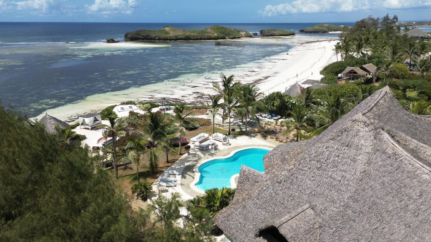 The Watamu coastline that Claris calls home